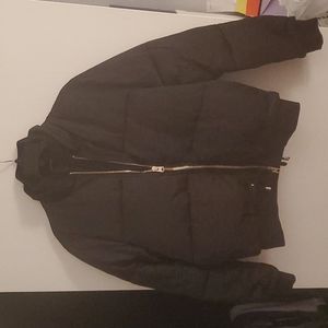 TopShop Black Puffer Jacket